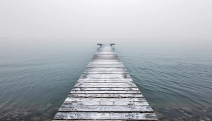 Fototapeta premium Path to Pier Achieving Business Success Goals Business success way to goals