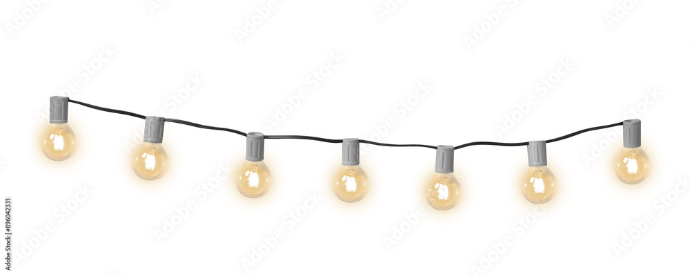 Canvas Prints png string lights lightbulb lighting illuminated.