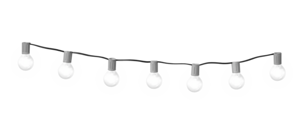 PNG String lights lighting illuminated electricity.