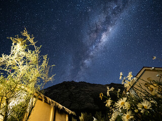 Big dipper photo at the crest of a mountain top.