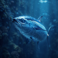 Tuna in the sea