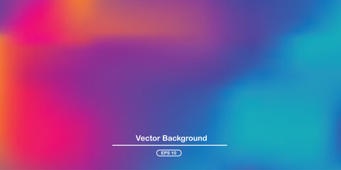 Blurred colored abstract background. Smooth transitions of iridescent colors. Colorful gradient. Rainbow backdrop. multi color mesh background design. © Avishka