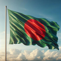 Bangladesh Flag Waving 