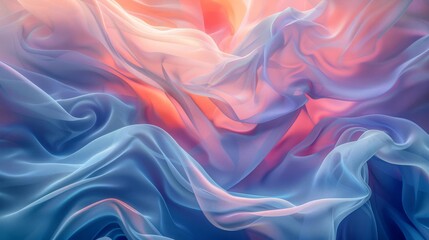 Obraz premium Organic abstract background design with flowing forms, natural hues, and soft lighting, creating a serene and artistic atmosphere