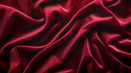 Obraz premium Rich velvet texture background with deep, luxurious colors and soft folds, elegant and tactile