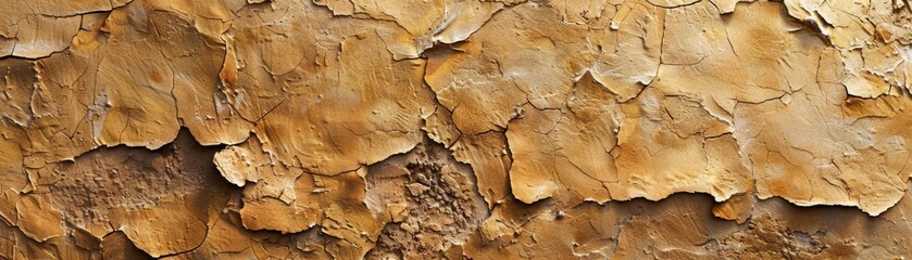 Fototapeta premium Stucco wall texture background with rough, uneven surface and warm earthy tones, Mediterranean and classic