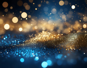  Abstract Glitter Lights Background- A sparkling background of abstract glitter lights in bl_1(4)