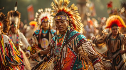 Fototapeta premium Native American Heritage Month.