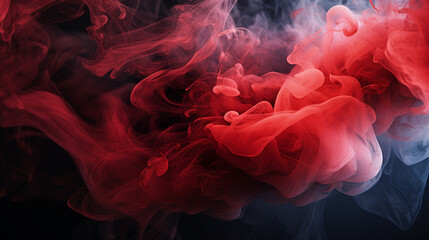red and black smoke background