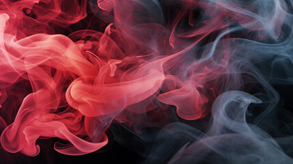 red and black smoke background