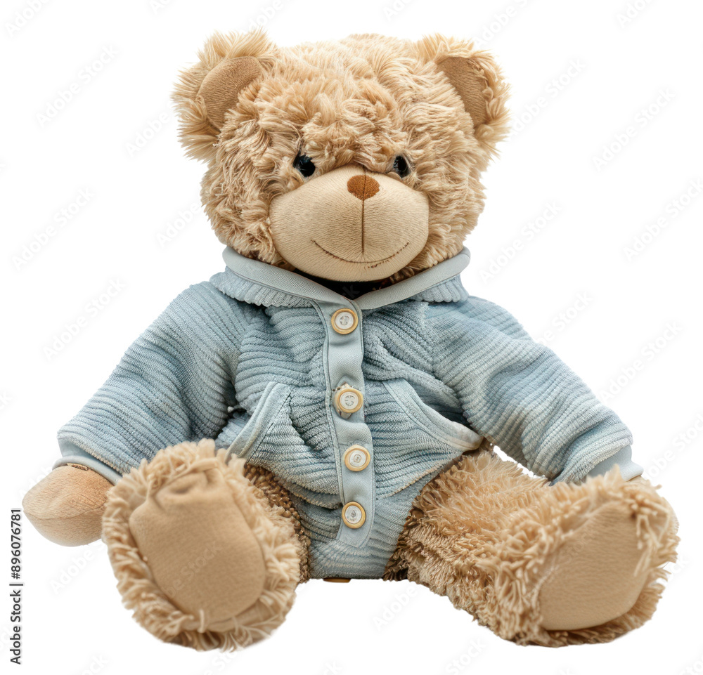 Wall mural PNG  Cute teddy bear in jacket