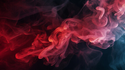 Obraz premium red and black smoke background