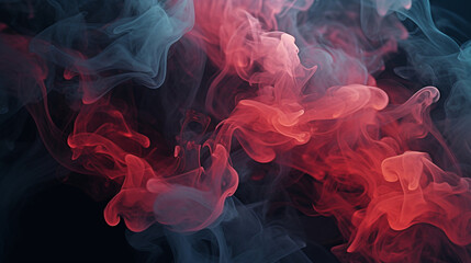 Obraz premium red and black smoke background
