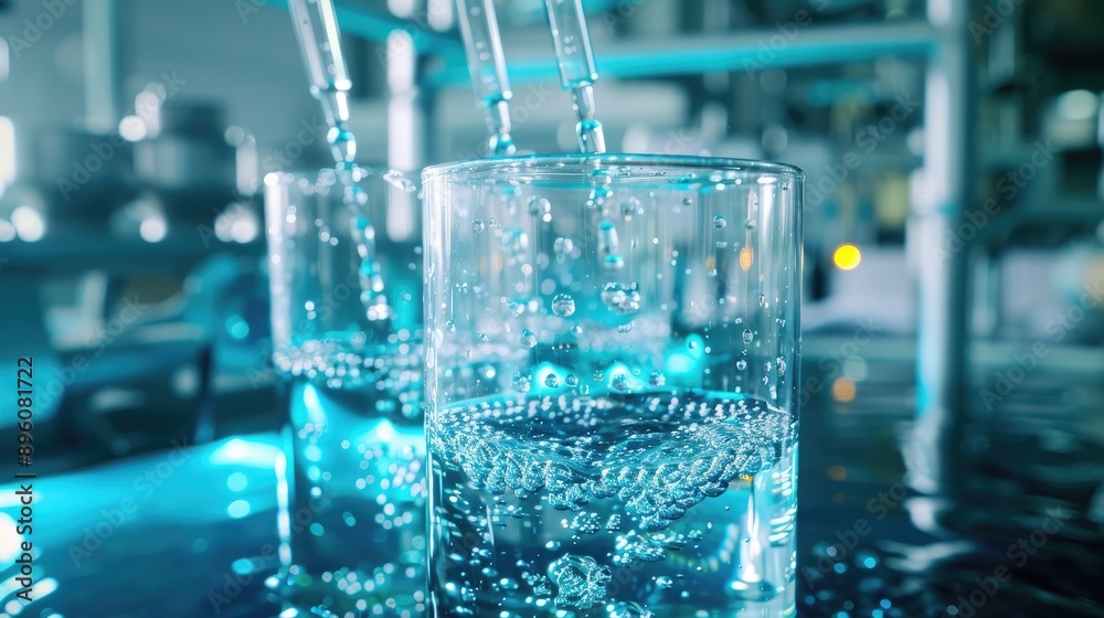 Wall mural a nanomaterial-based water purification system removing contaminants and pathogens from water source