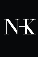 NHK letter logo design