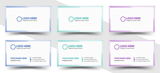 Simple And Modern Business Card Design
