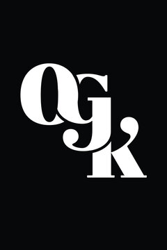 OGK letter logo