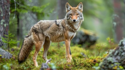 Coyote in the Forest