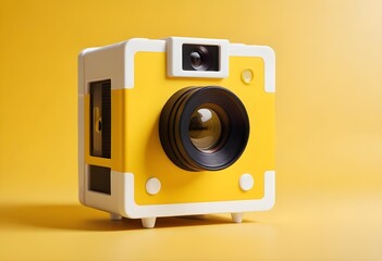 Fototapeta premium 3d camera icon