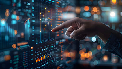 Hand Pointing at Financial Data for Small Cable Carriers in South Africa