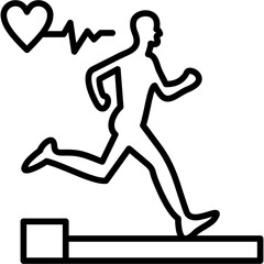 Cardiovascular Fitness Icon