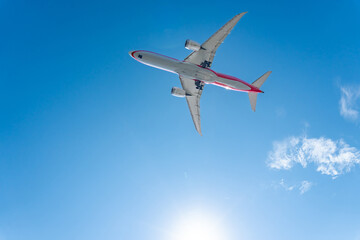 飛行機・青空