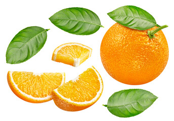 Orange isolated on white background