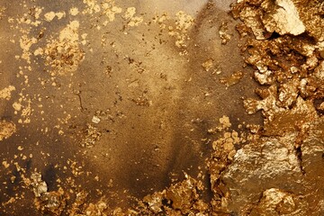 A rich golden texture background featuring scattered gold flakes symbolizing luxury and opulence.