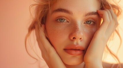 Fototapeta premium The portrait of a woman