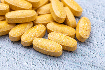 Variety of medicines and drugs.Medicine and healthcare concept