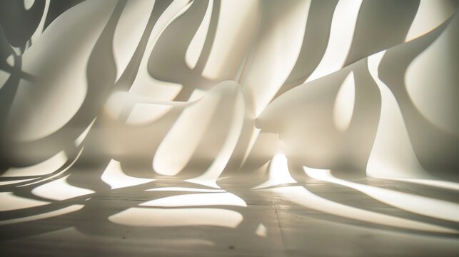 Template-like cutouts that project patterns of light onto the subject