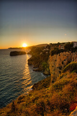 The coast of Benitatxell on the Costa Blanca