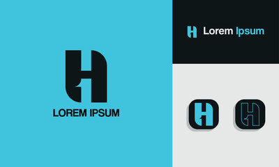 Letter H and Number 1 Combination Mark, A Union of Two Simple Forms