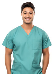 Obraz premium PNG Brazilian male nurse, transparent background