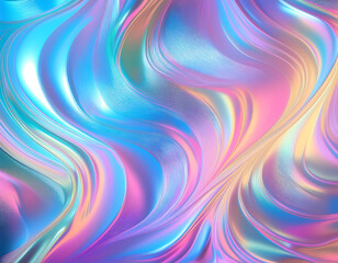  Iridescent Neon Background- A vibrant and colorful iridescent neon background with soft_1(188)