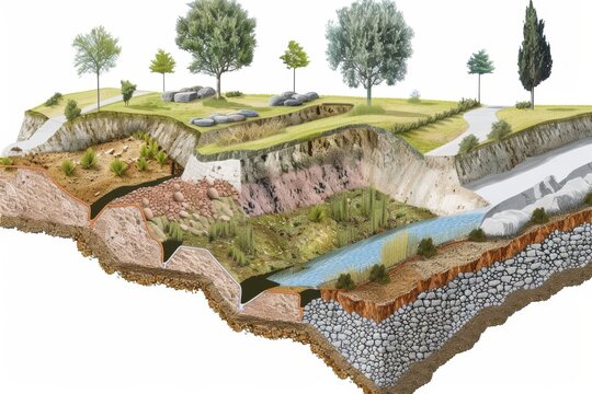 Detailed Diagram of Soil Erosion Control Methods with Implementation and Effectiveness in Various Scenarios