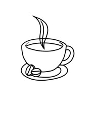 cup of coffee for breakfast