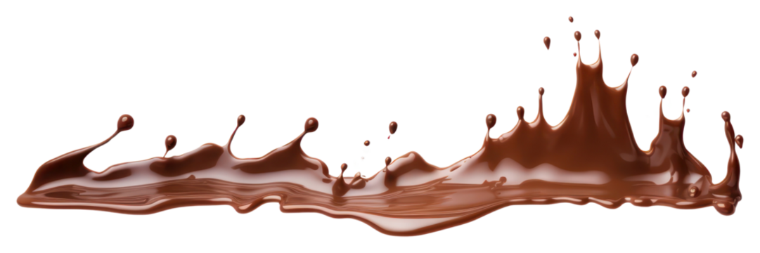 PNG Melting chocolate dessert white background refreshment.