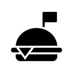 Burger icon template