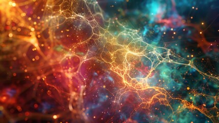 Cosmic Synapse: An Abstract Representation of Neural Networks in Space
