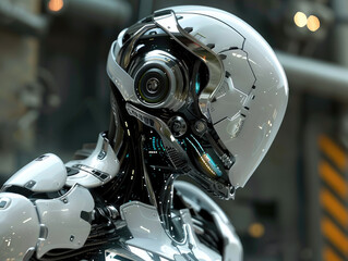 Cybernetic Enhancements: Futuristic High-Tech Integration Illustrated