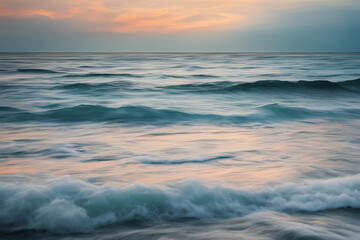 Obraz premium Calming, serene ocean abstract