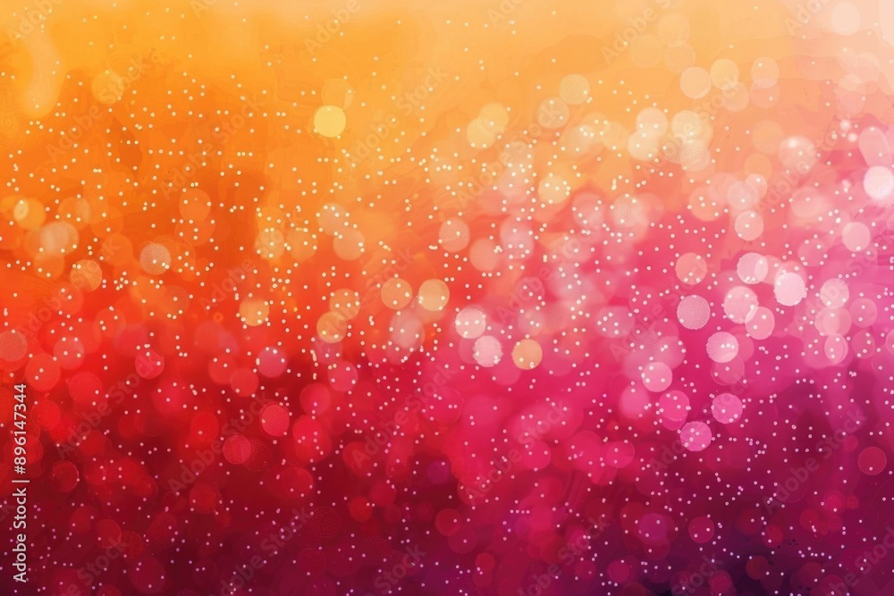 Poster Blurry image of a red and yellow background with textures
