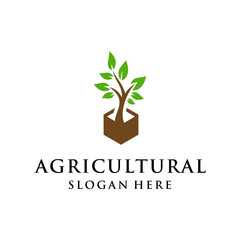 simple agricultural design concept