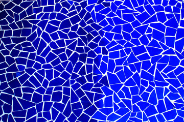 Elegant Blue Mosaic Art Backdrop