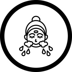 Wash Face Icon Design