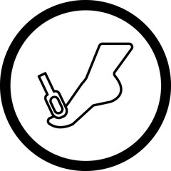 Pedicure Icon Design