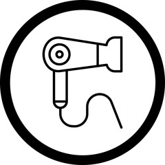 Hair Dryer Icon Design
