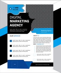 Creative business flyer design.