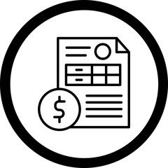 Invoice Icon Design